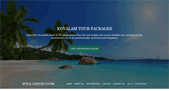 Desktop Screenshot of kovalamtourpackage.com